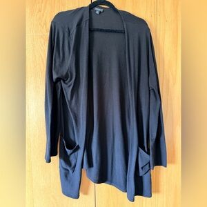 torrid Black Knit Open-Front Cardigan